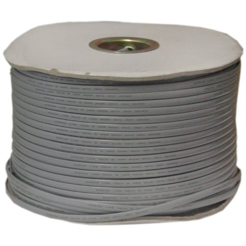 Algopix Similar Product 9 - 1000 feet Bulk Flat Telephone Cord