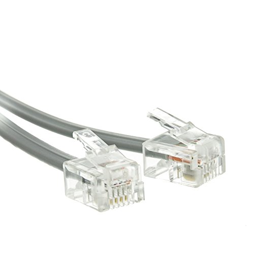 Algopix Similar Product 7 - 7 feet Telephone Cord for Voice VoIP