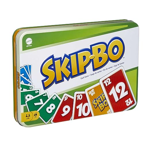 Algopix Similar Product 5 - Mattel Games Skip Bo tin Box Version