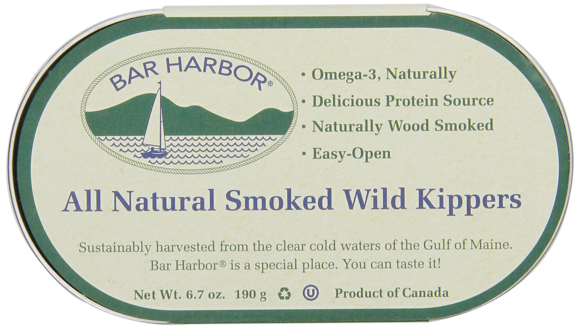 Algopix Similar Product 18 - Bar Harbor Wild Smoked Kippers 67 oz