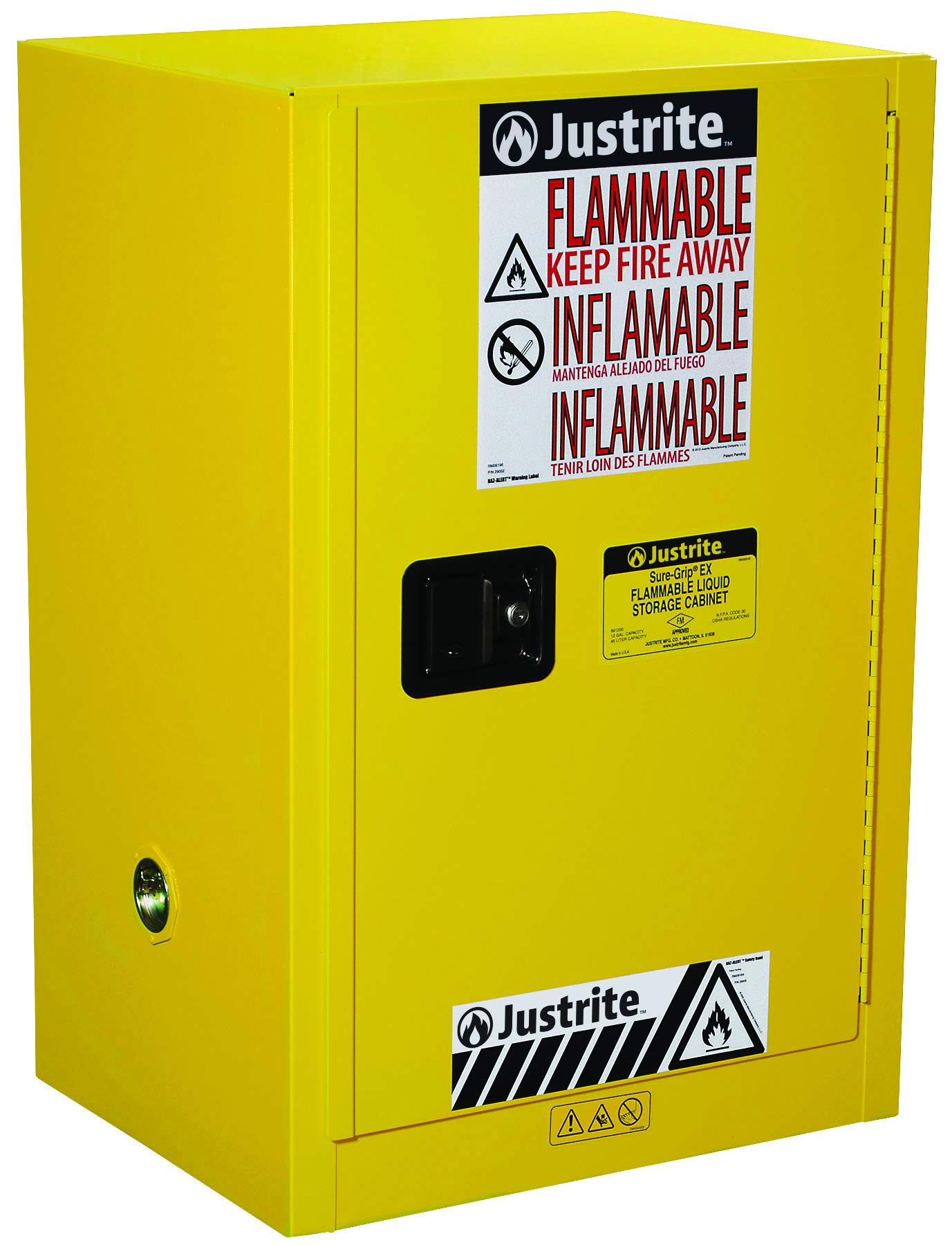 Algopix Similar Product 19 - Justrite 891200 SureGrip EX 12 Gallon
