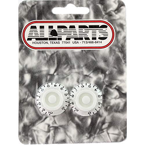 Algopix Similar Product 5 - Allparts PK-0140-025 White Bell Knobs