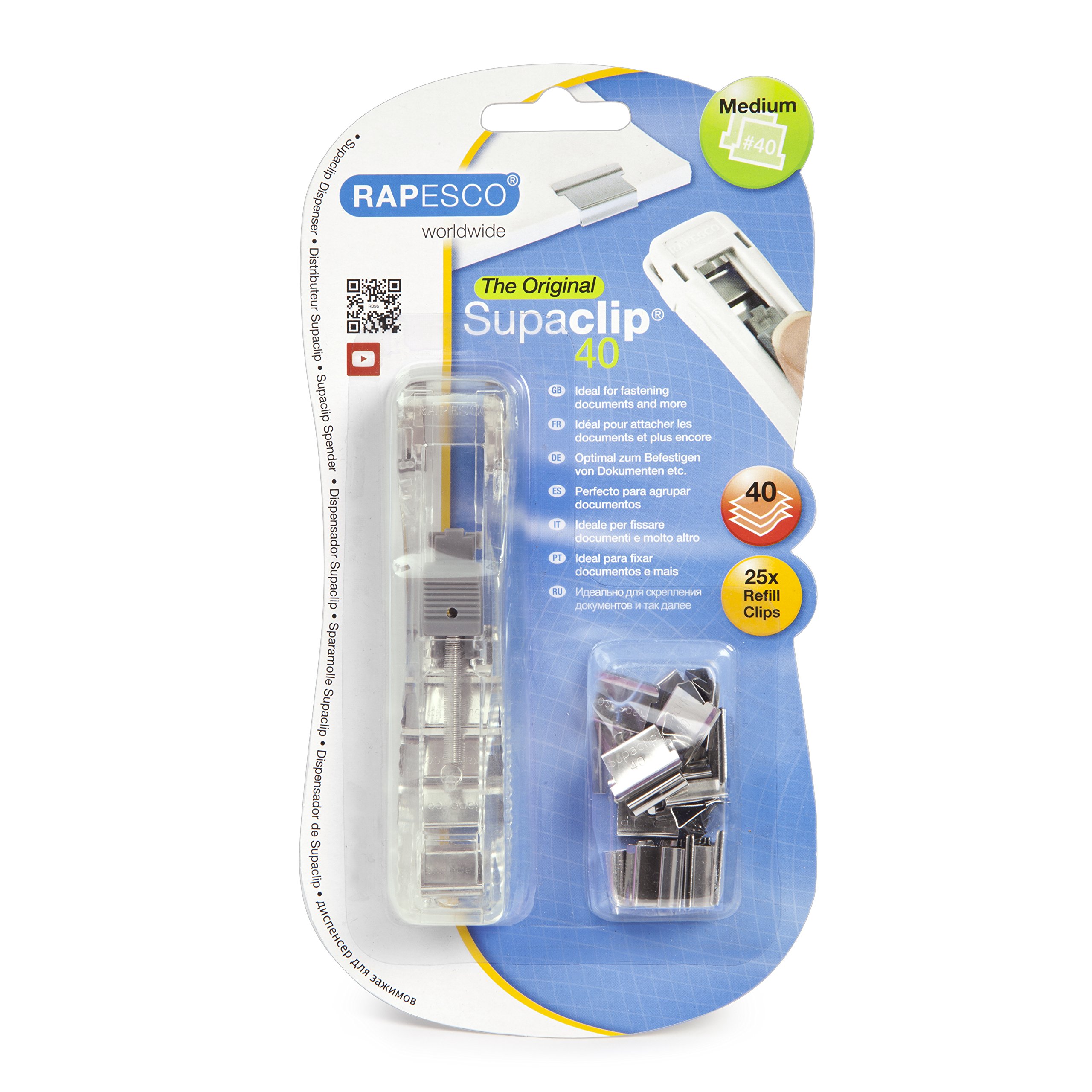 Algopix Similar Product 6 - Rapesco Supaclip 40 See Through
