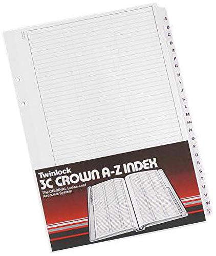 Algopix Similar Product 6 - Rexel Twinlock Crown 3C Refill Sheets
