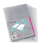 Algopix Similar Product 3 - Rexel Nyrex Twin Wallet 180 microns A4