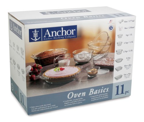 Algopix Similar Product 16 - Anchor Hocking Oven Basics Glass Baking