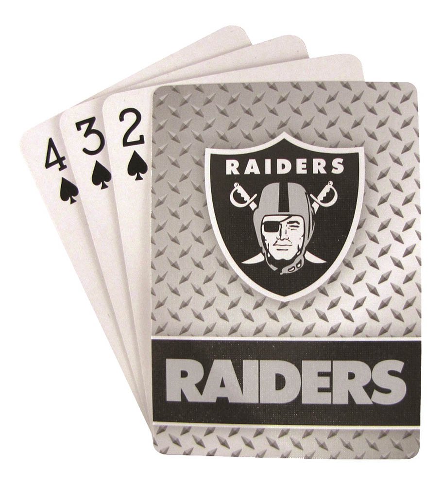 Algopix Similar Product 3 - NFL Oakland Raiders Playing Cards