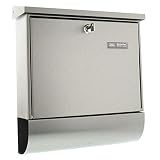 Algopix Similar Product 10 - BURGWCHTER Stainless Steel Letterbox