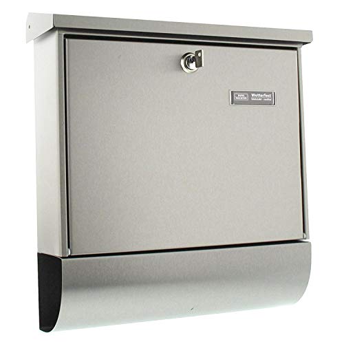 Algopix Similar Product 4 - BURGWCHTER Stainless Steel Letterbox