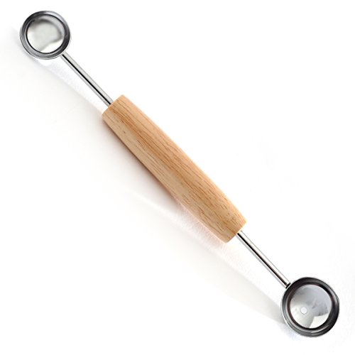 Algopix Similar Product 6 - Norpro Double Melon Baller wWood