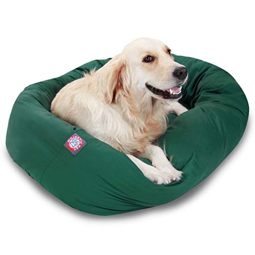 Algopix Similar Product 1 - 40 inch Green Bagel Dog Bed By Majestic