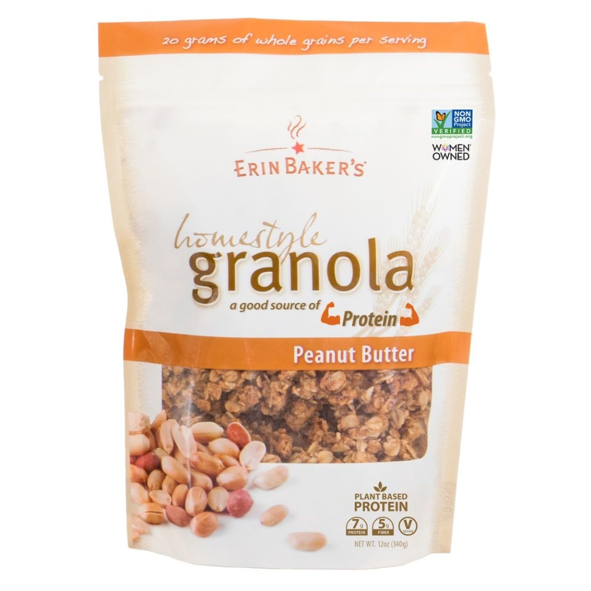 Algopix Similar Product 16 - Erin Bakers Homestyle Granola  Peanut
