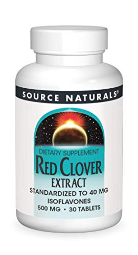 Algopix Similar Product 14 - SOURCE NATURALS Red Clover Extract 500