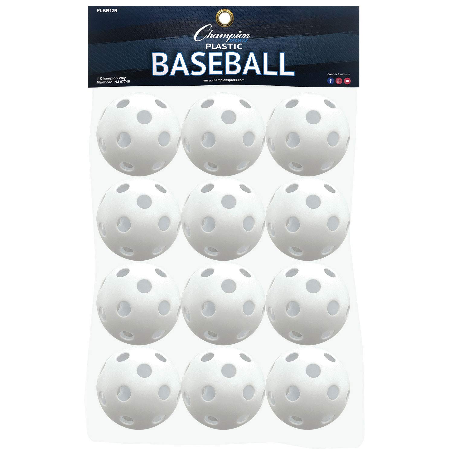 Algopix Similar Product 15 - Champion Sports 9 Hollow Plastic