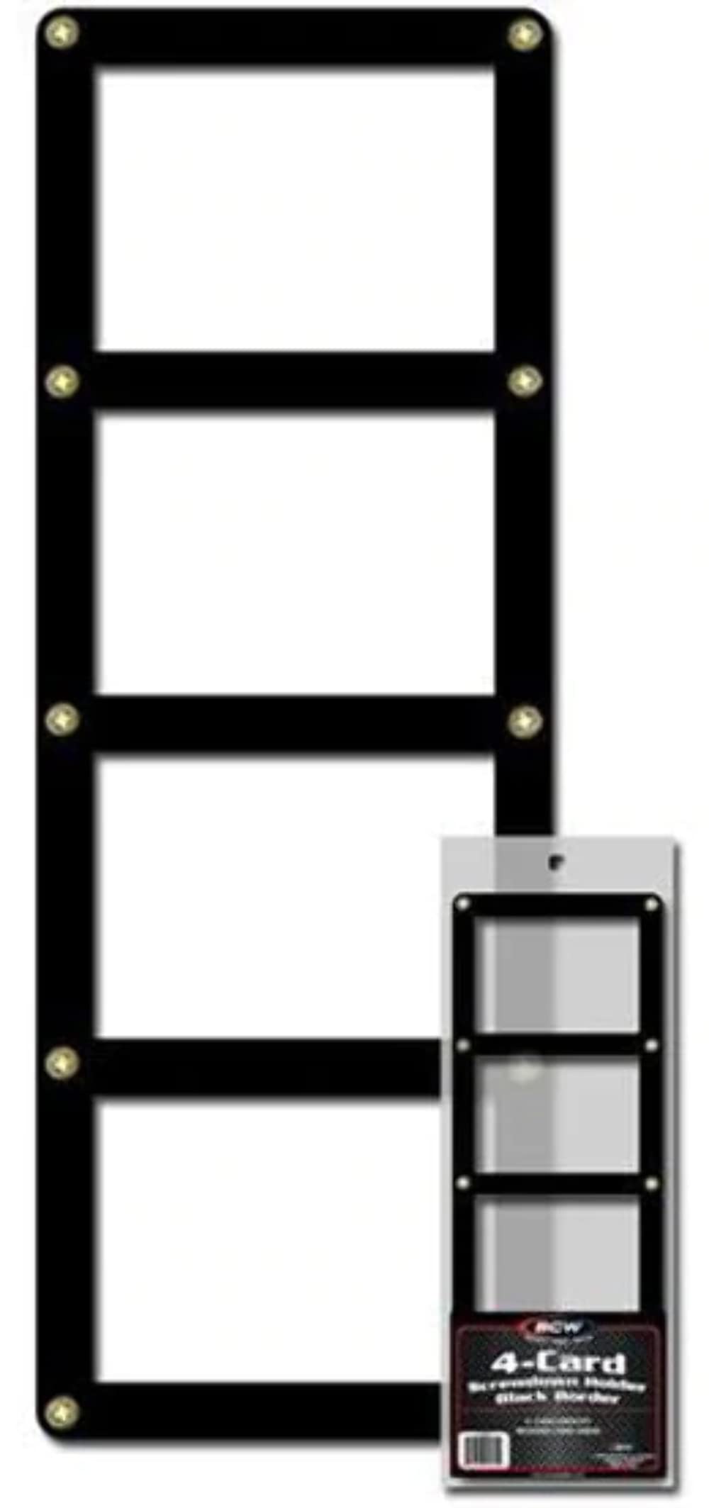 Algopix Similar Product 10 - BCW 4 Screwdown Card Holder  Black