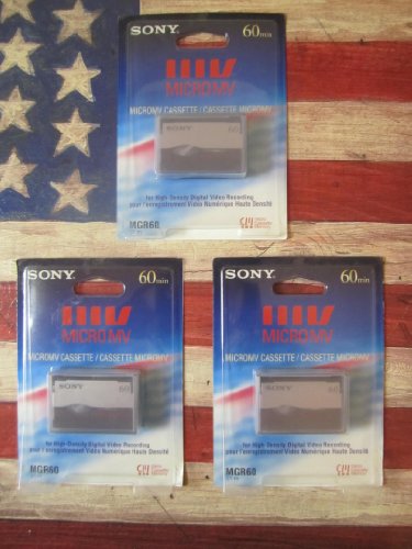 Algopix Similar Product 14 - Sony MGR 60 Micro MV tape  1 x 60min