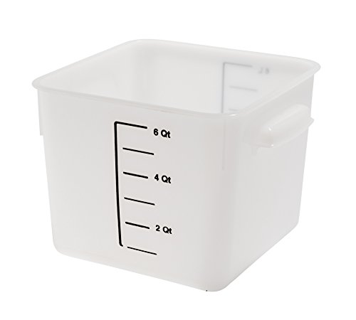 Algopix Similar Product 18 - Square Storage Container, 6 qt, White