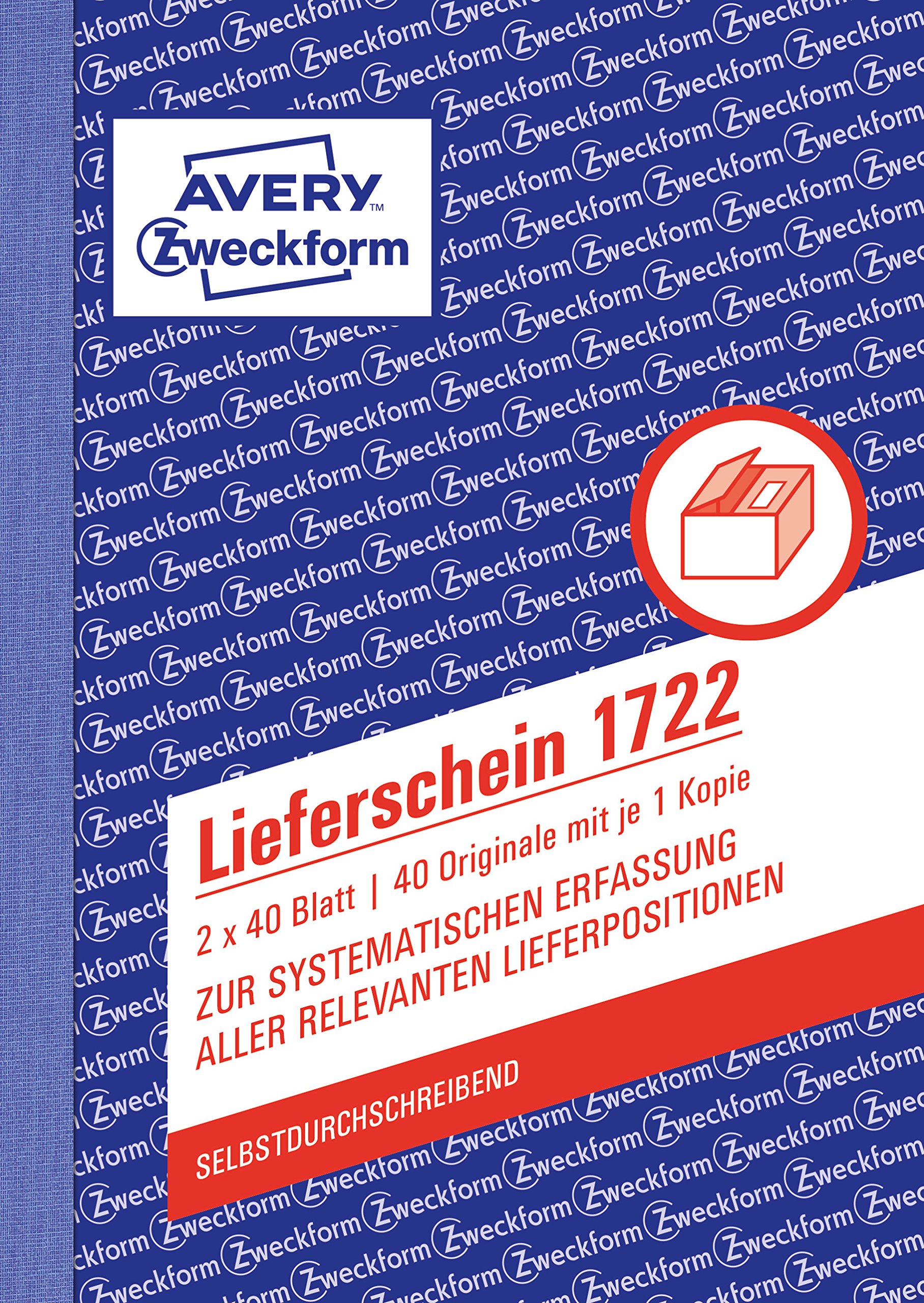 Algopix Similar Product 1 - Avery Zweckform 1722 Lieferschein DIN