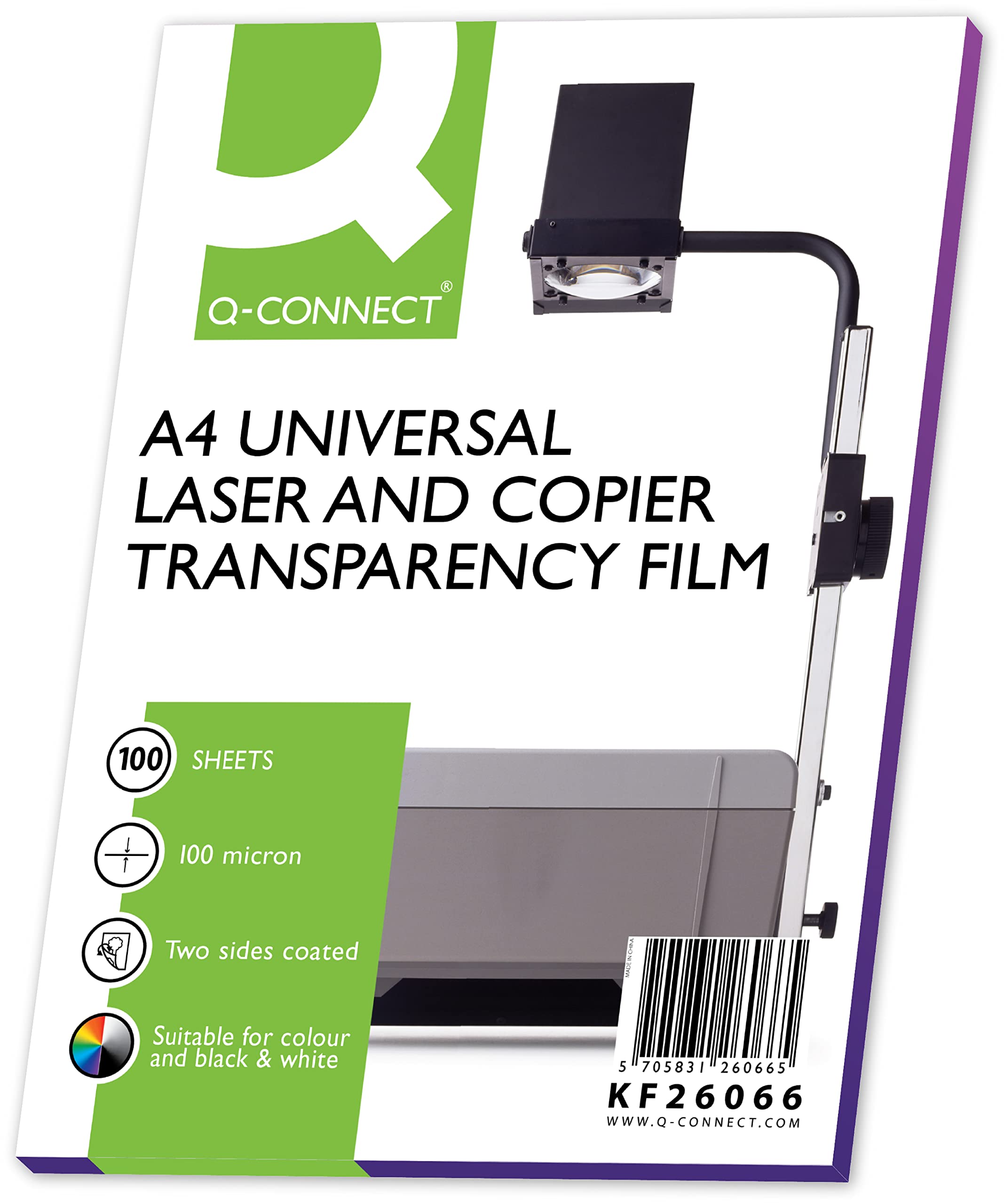 Algopix Similar Product 7 - QConnect KF26066 OHP PPC Film Clear
