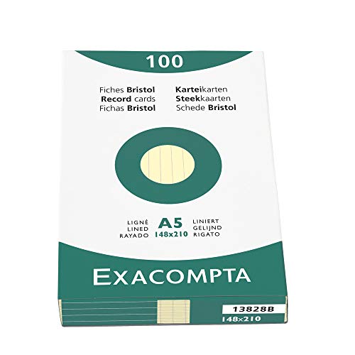 Algopix Similar Product 10 - Exacompta 148 x 210 mm Bristol Plain