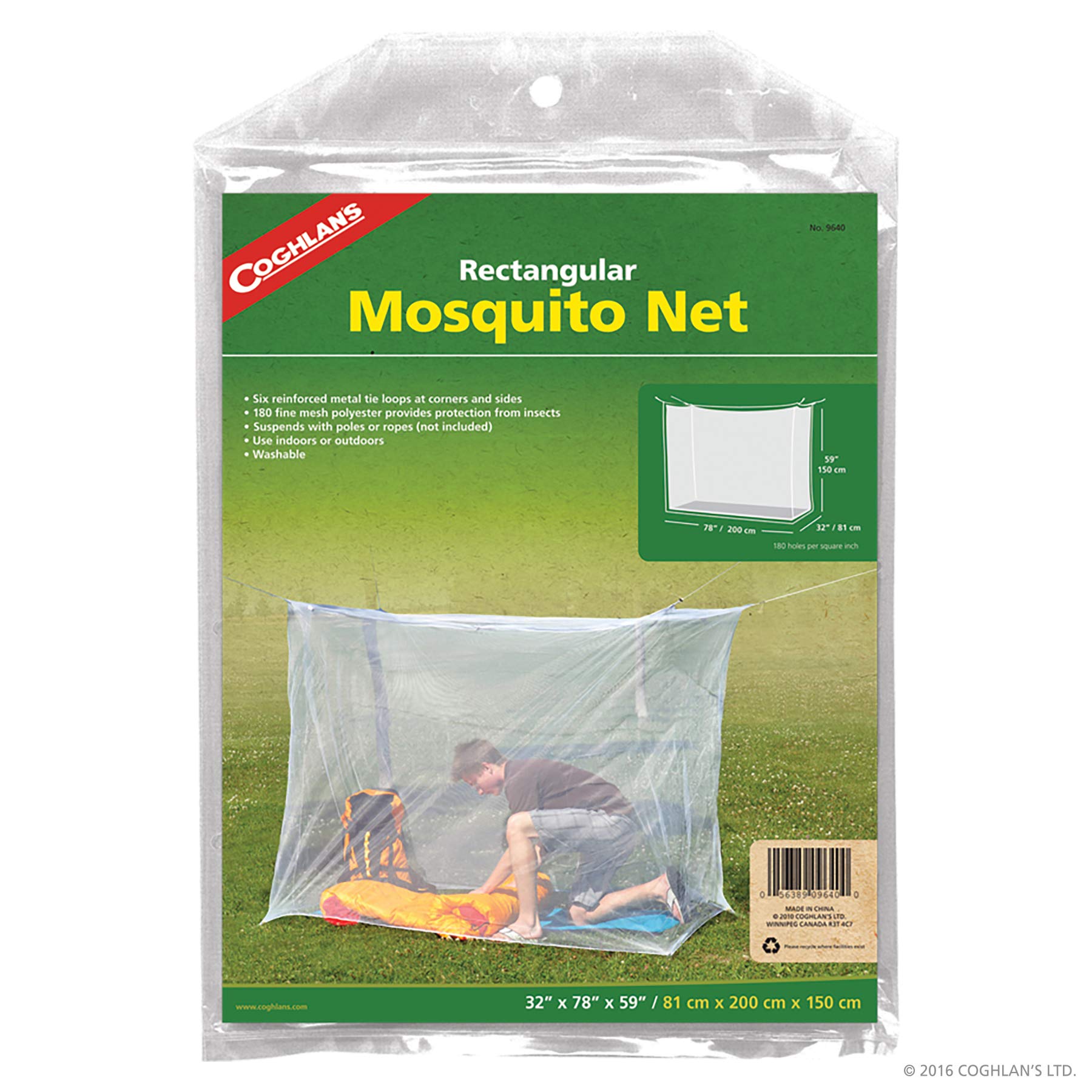 Algopix Similar Product 19 - Coghlans 9640 32x78 Mosquito Bed Net
