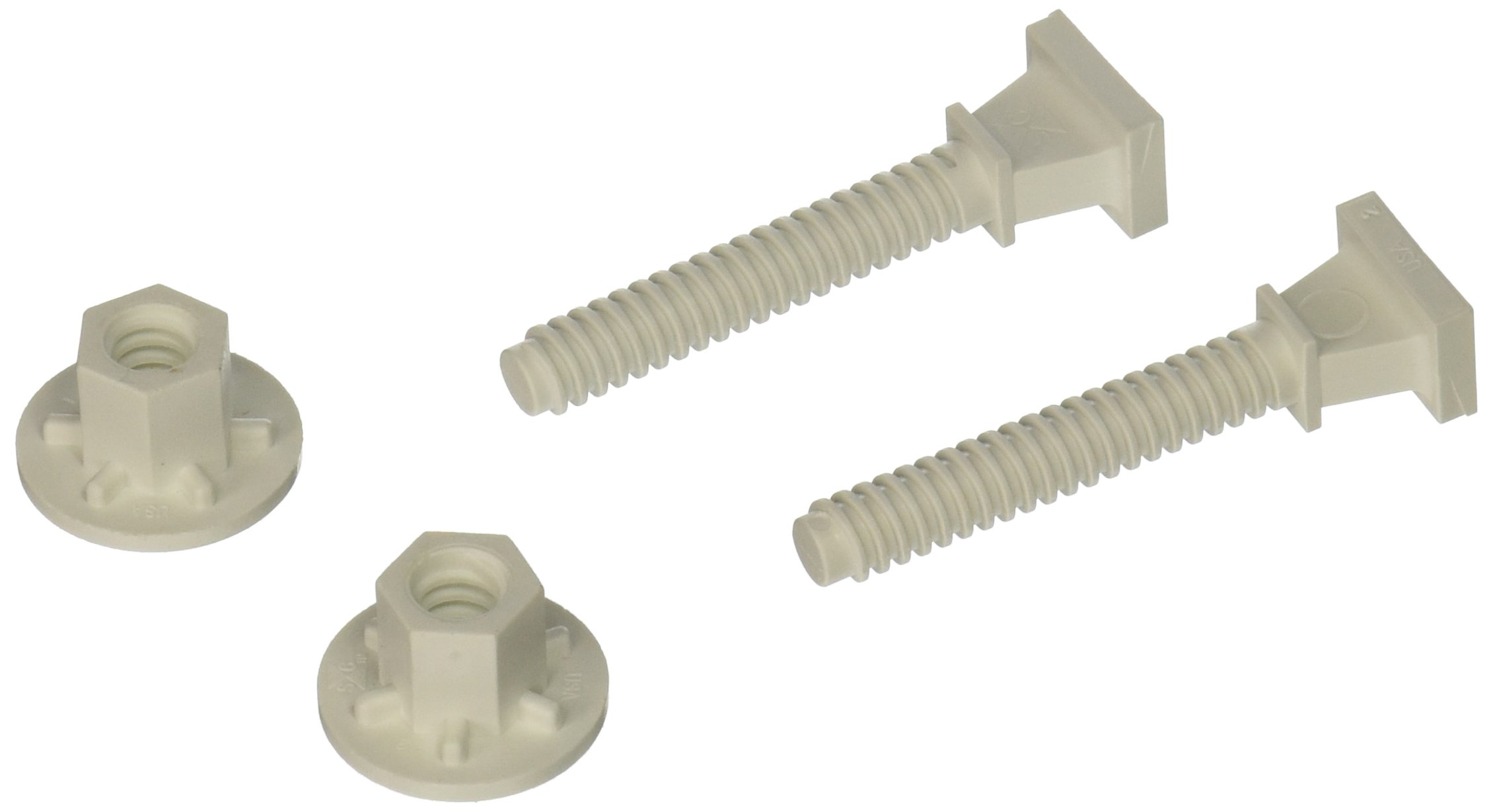 Algopix Similar Product 15 - Toilet Bolts Open End Cap Nut 2 38