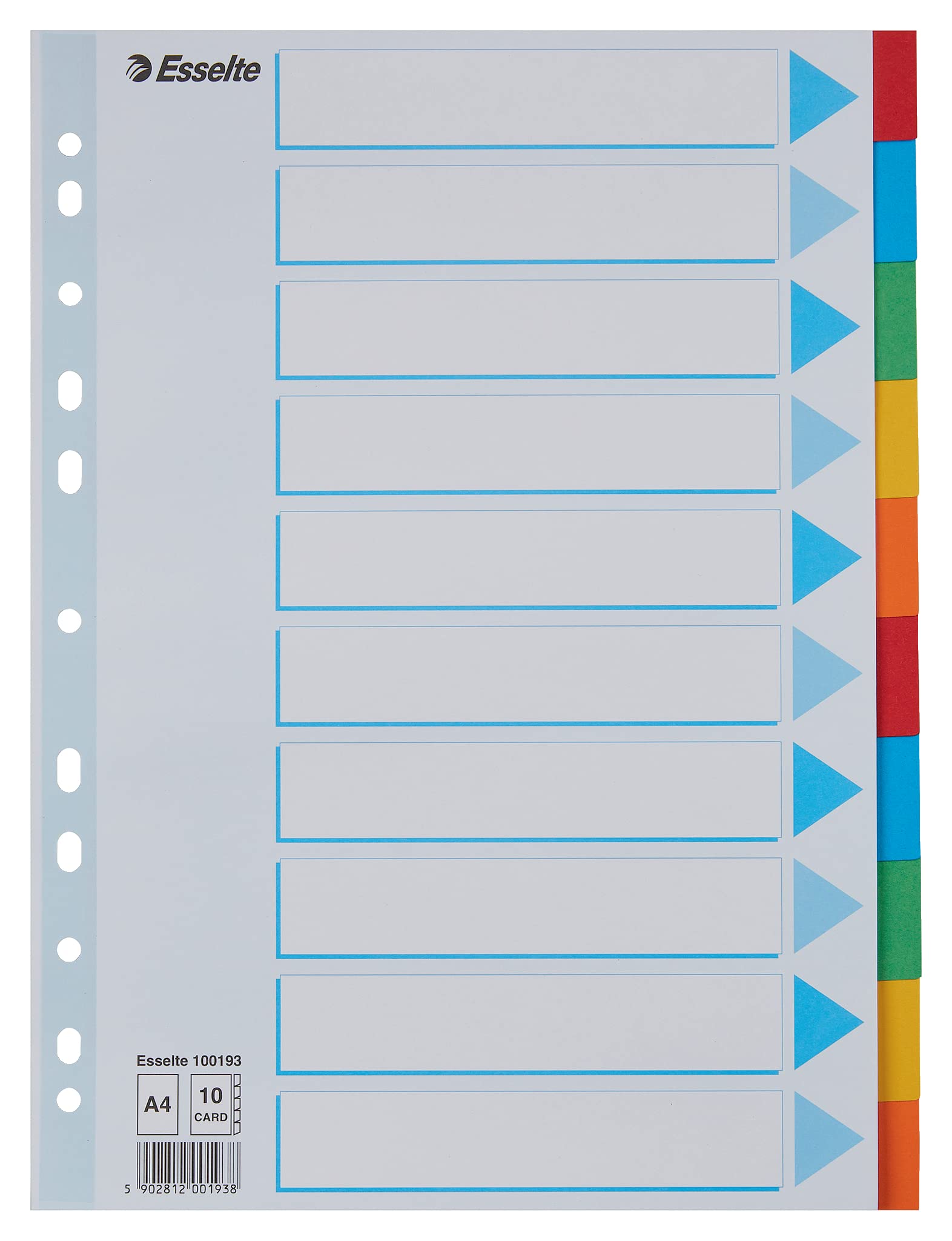Algopix Similar Product 13 - Esselte 100193 A4 110 Dividers Heavy