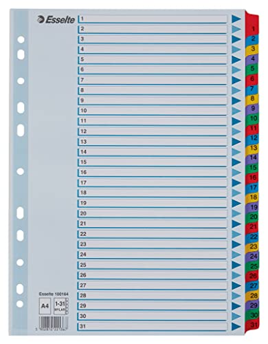 Algopix Similar Product 13 - Esselte 100164 A4 131 Index Heavy