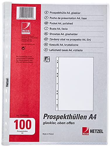 Algopix Similar Product 2 - Hetzel 2102392 A4 Punched Document