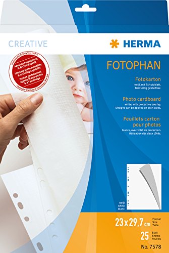 Algopix Similar Product 13 - Herma 7578 Photo Cardboard  White