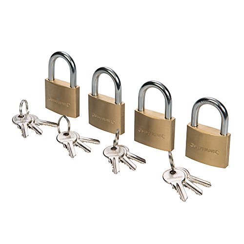 Algopix Similar Product 5 - Silverline 675152 Brass Padlock Keyed
