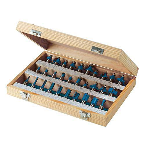 Algopix Similar Product 6 - Silverline 12 Tct 30 Piece Router Bit