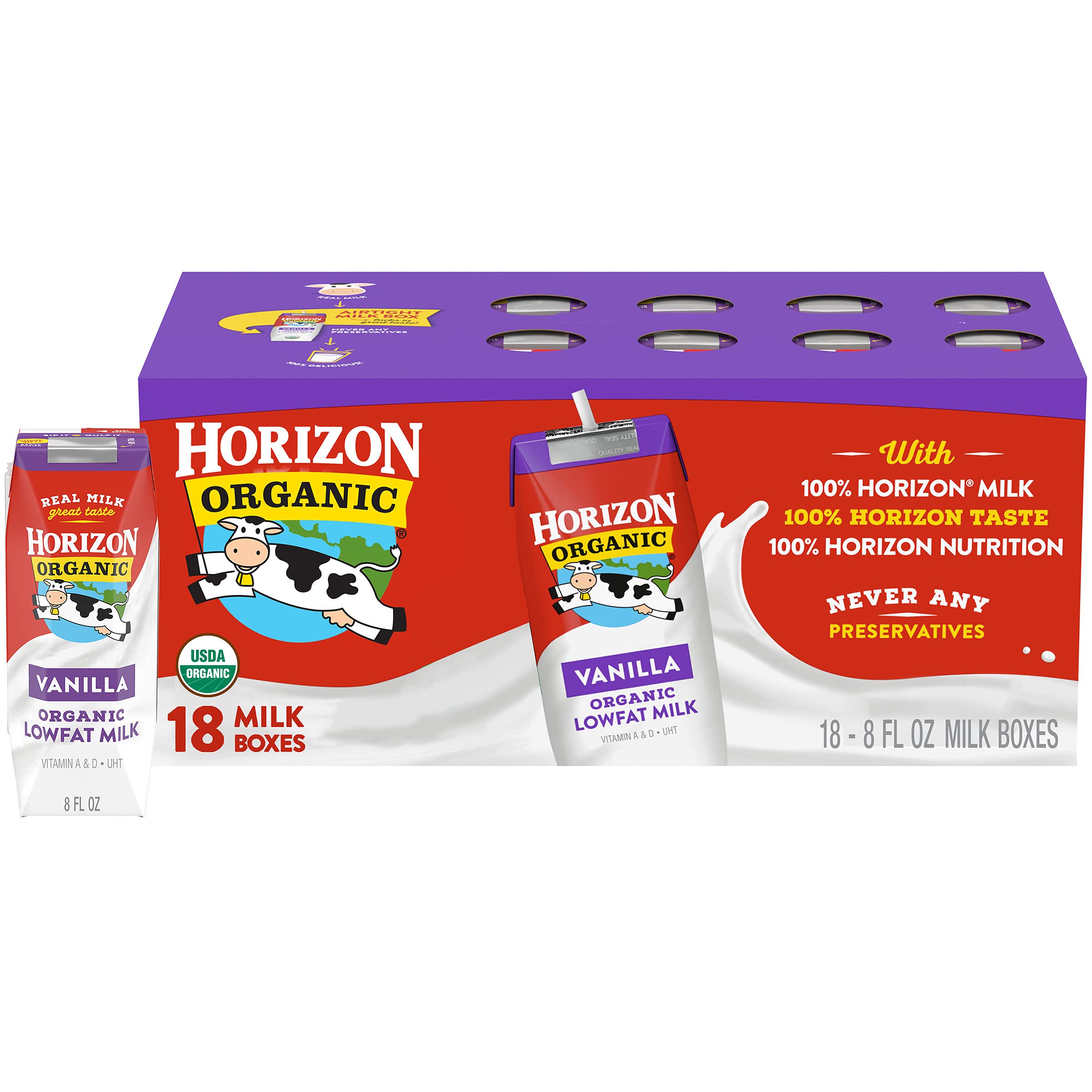 Algopix Similar Product 6 - Horizon Organic Vanilla Milk 8 Fl Oz