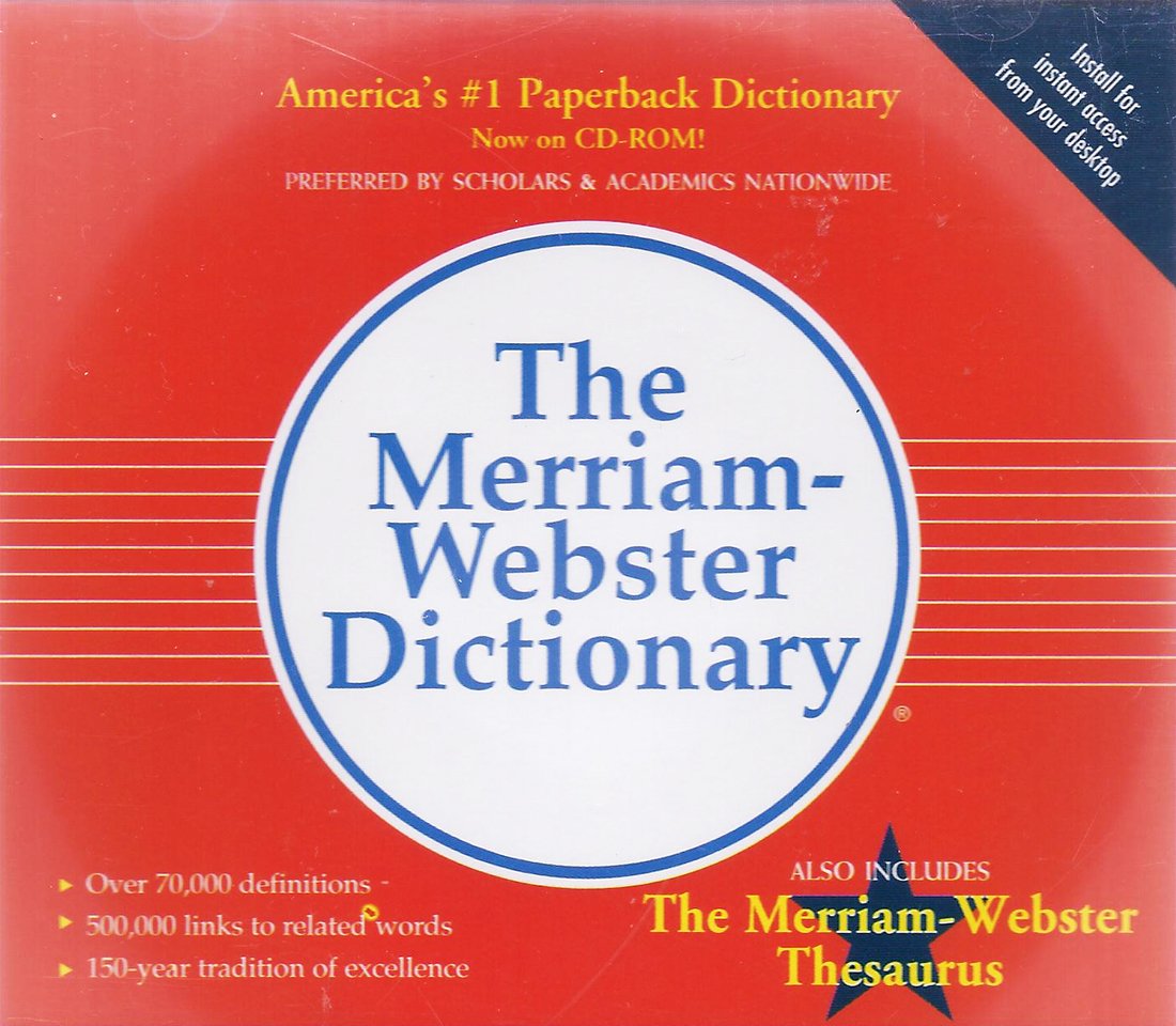 Algopix Similar Product 8 - The Merriam-Webster Dictionary