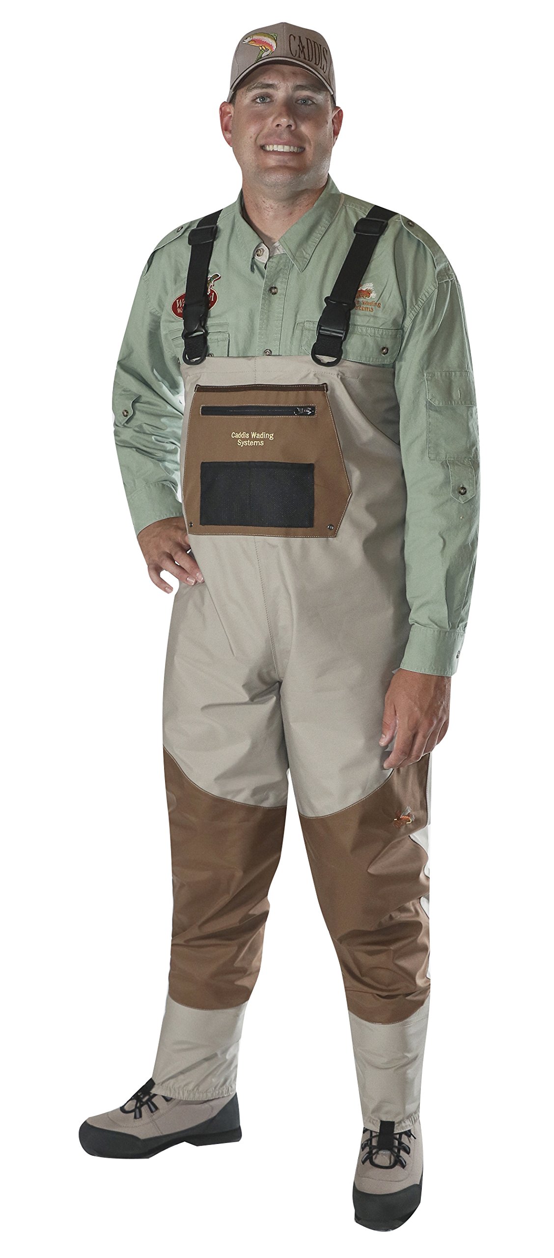 Algopix Similar Product 7 - Caddis Mens Attractive 2Tone Tauped