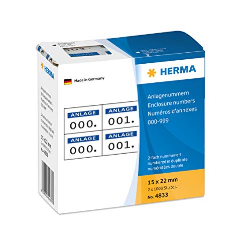Algopix Similar Product 20 - Herma 4833 Enclosure Numbers in