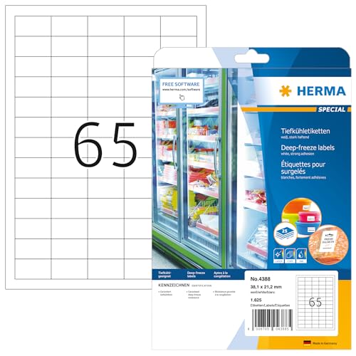 Algopix Similar Product 9 - HERMA Self Adhesive Freezer Labels 65
