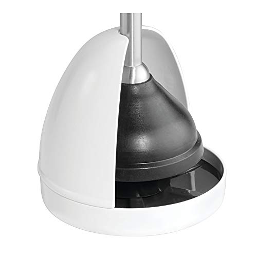 Algopix Similar Product 18 - iDesign Plastic Toilet Plunger Holder 