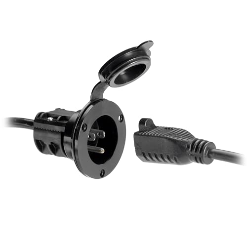 Algopix Similar Product 3 - Minn Kota 1865108 AC Power PortBlack 