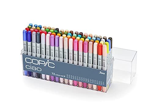 Algopix Similar Product 15 - Copic Ciao Alcohol Markers 72 Colors
