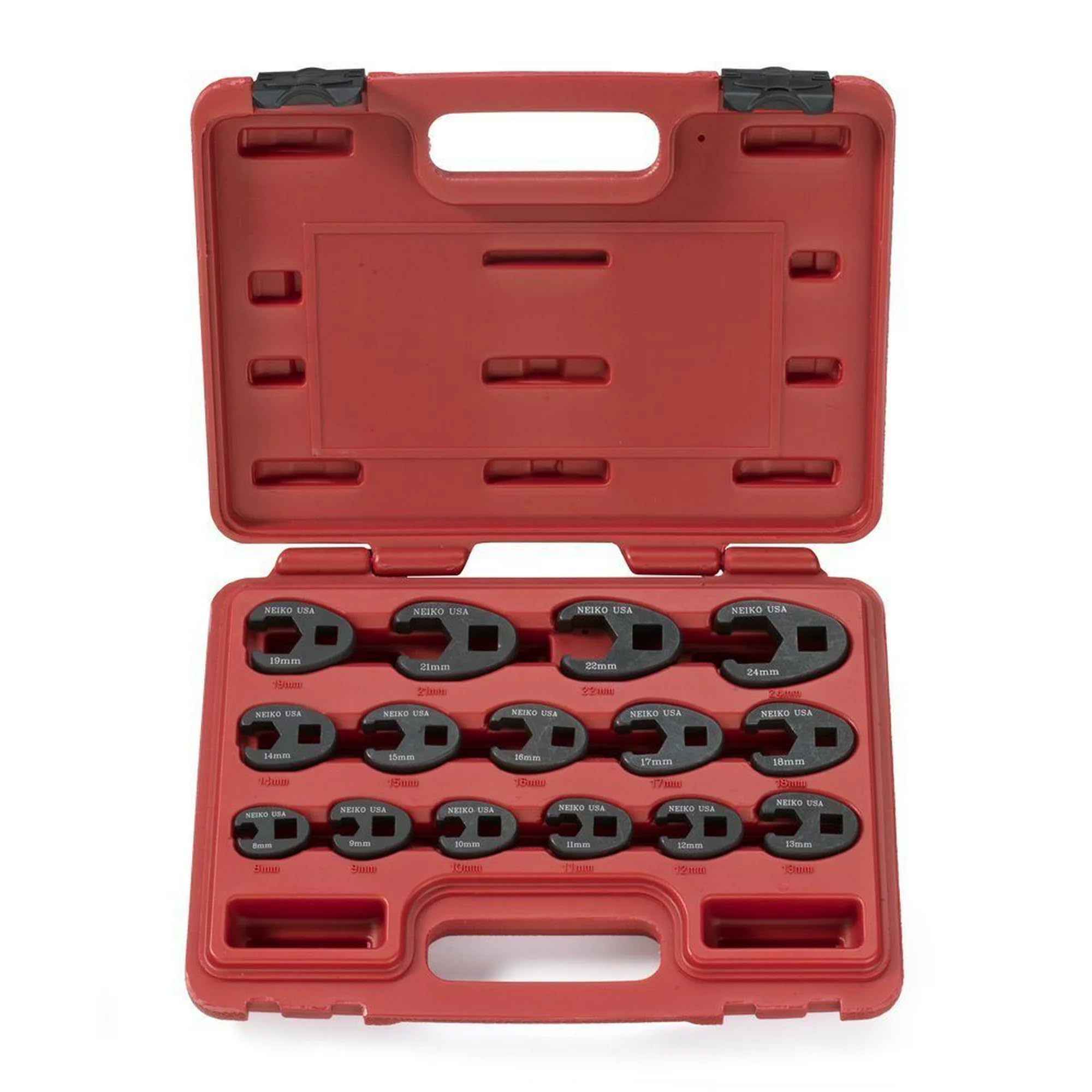 Algopix Similar Product 11 - Neiko 03324A Crowfoot Wrench Set 12