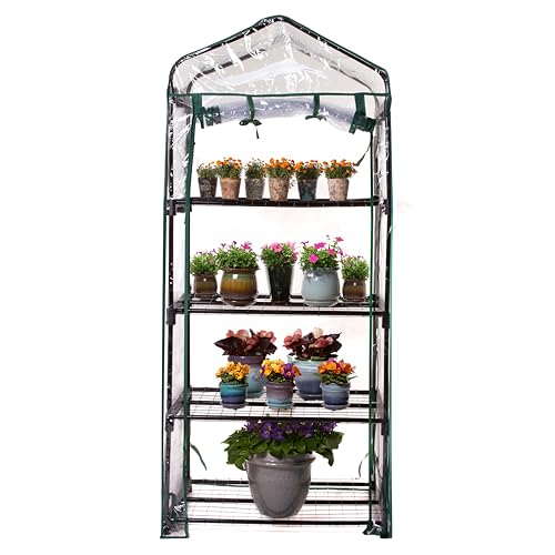 Algopix Similar Product 5 - Gardman R687 4Tier Mini Greenhouse