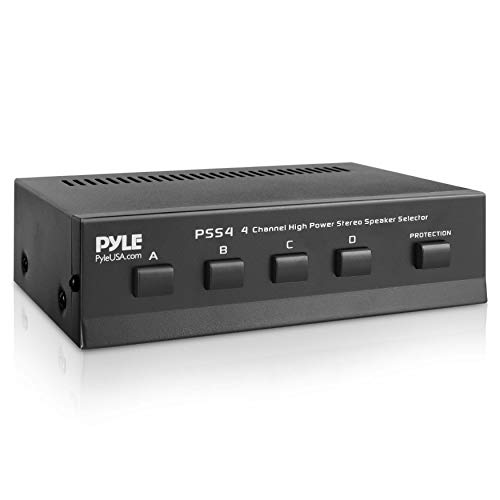 Algopix Similar Product 13 - Pyle 4Zone Channel Speaker Switch