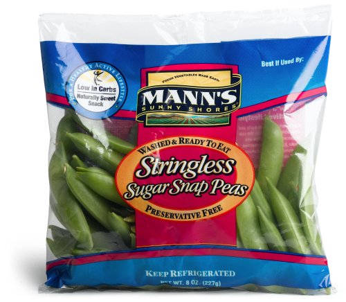 Algopix Similar Product 8 - Manns Sugar Snap Peas 8 oz Package