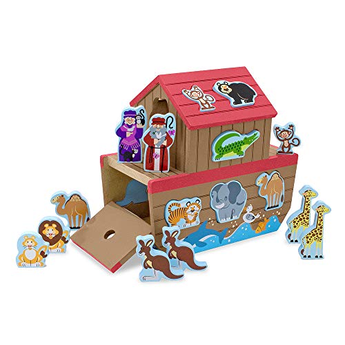 Algopix Similar Product 1 - Melissa & Doug Noah's Ark Shape Sorter