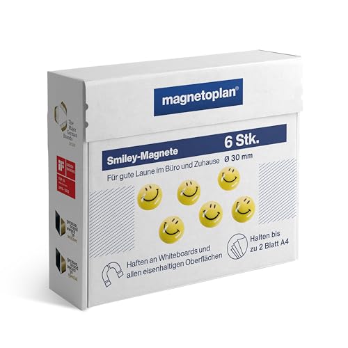 Algopix Similar Product 10 - magnetoplan Smiley Face Magnets