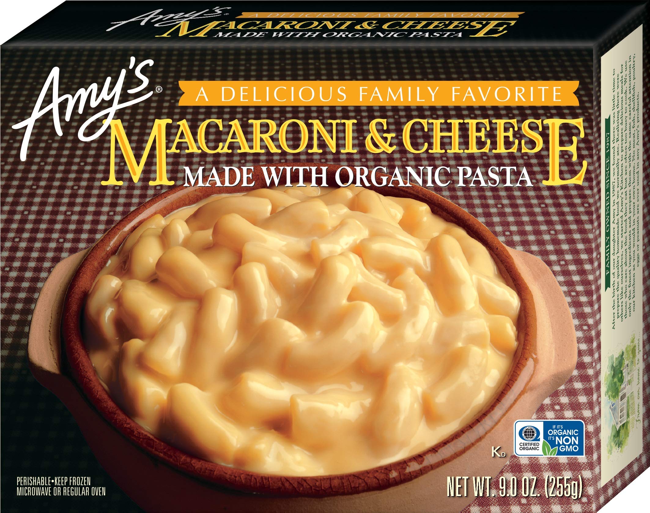 Algopix Similar Product 5 - Amys Frozen Meals Macaroni and Cheese