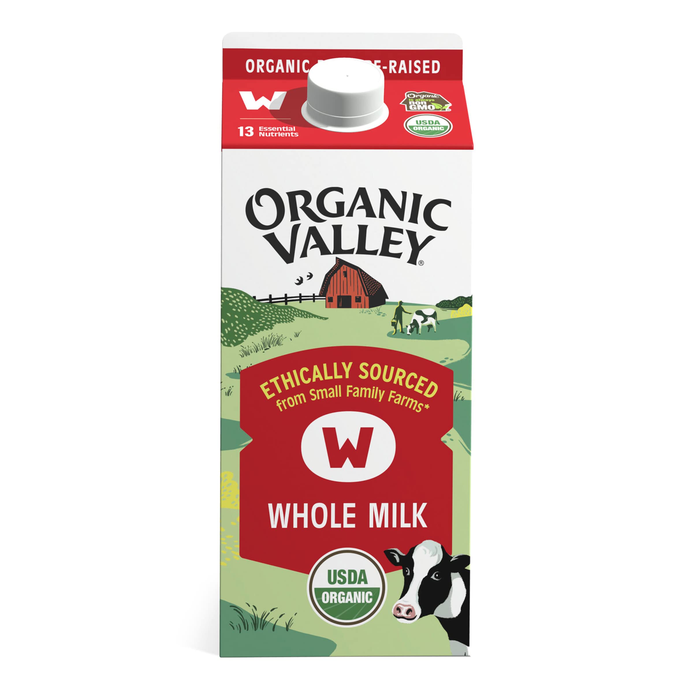 Algopix Similar Product 1 - Organic Valley Organic Whole Milk 64