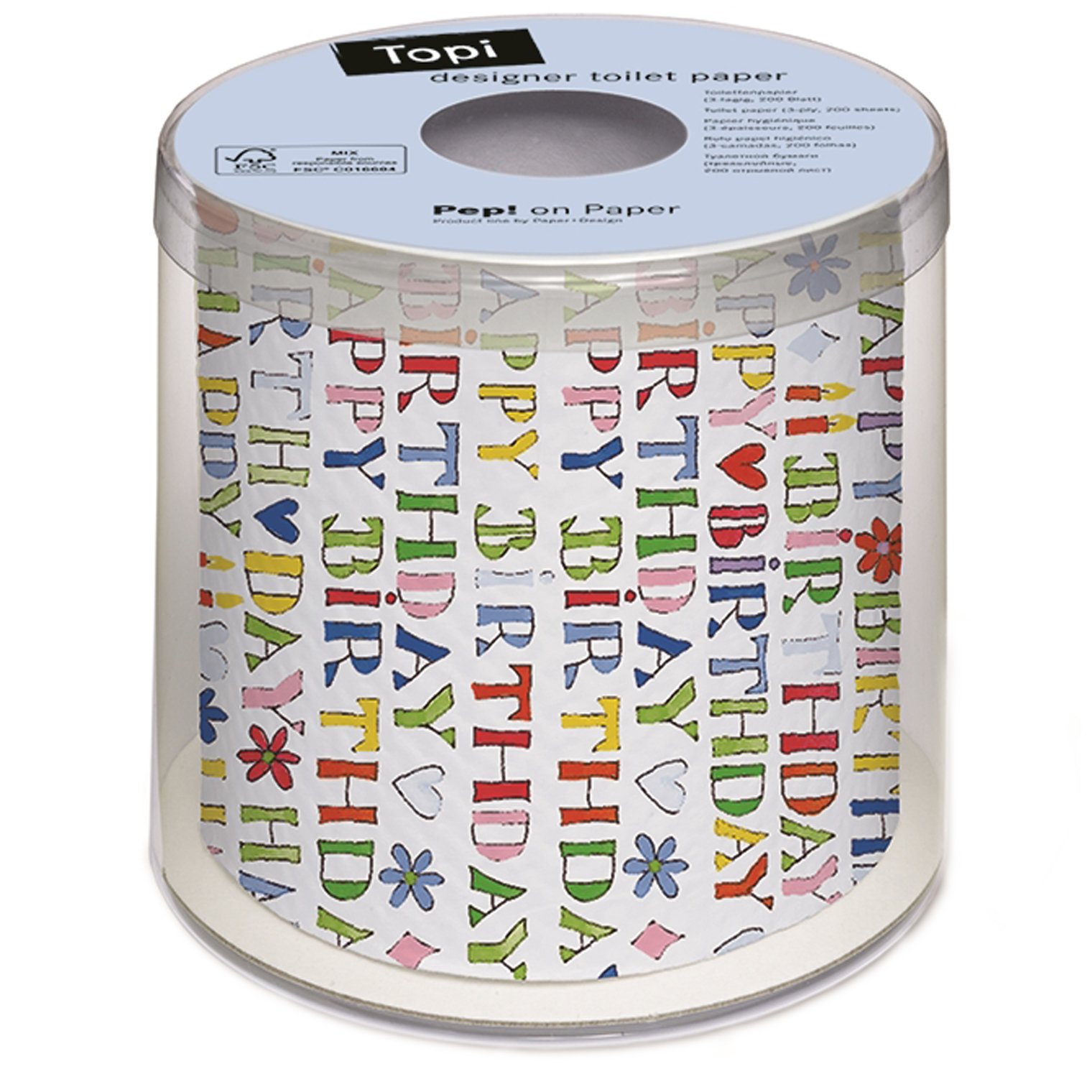 Algopix Similar Product 18 - Happy Birthday Novelty Toilet Paper 