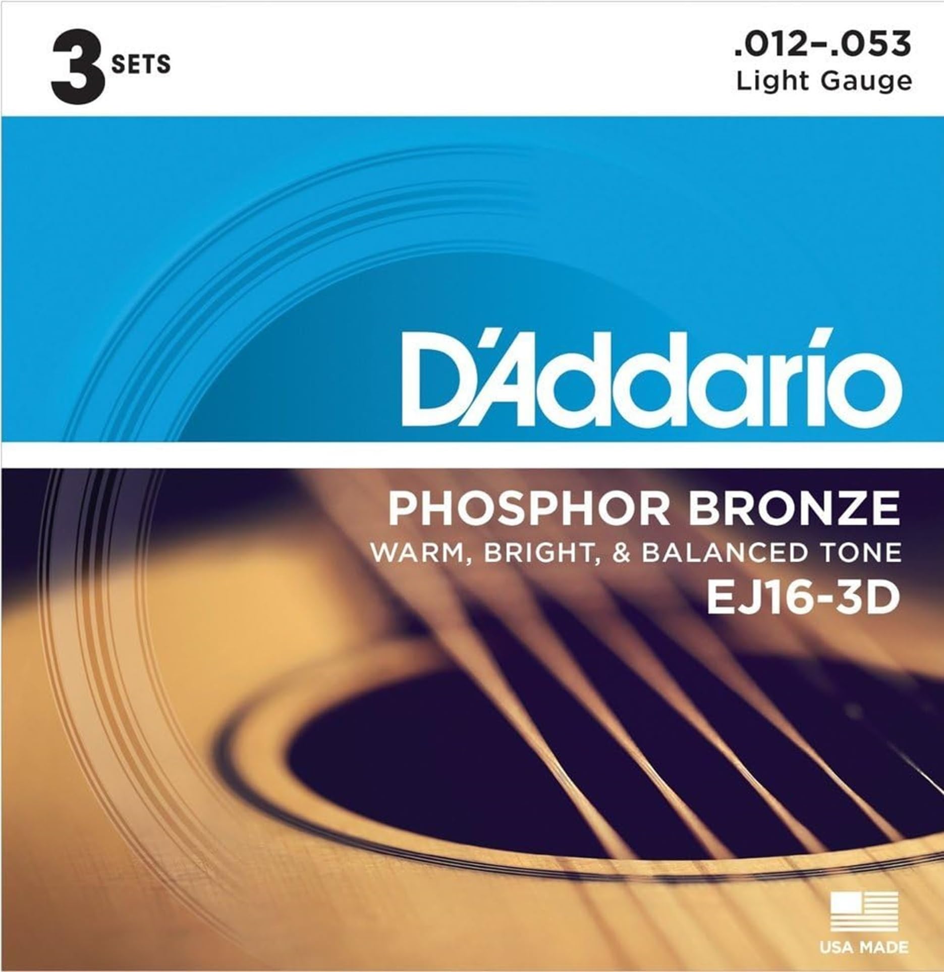Algopix Similar Product 2 - DAddario Guitar Strings Phosphor